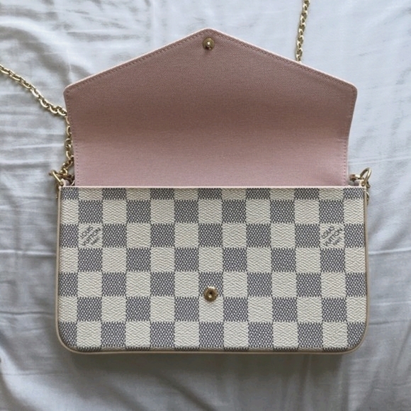 Louis Vuitton Felicie Pochette Damier Azur - Picture 5 of 14
